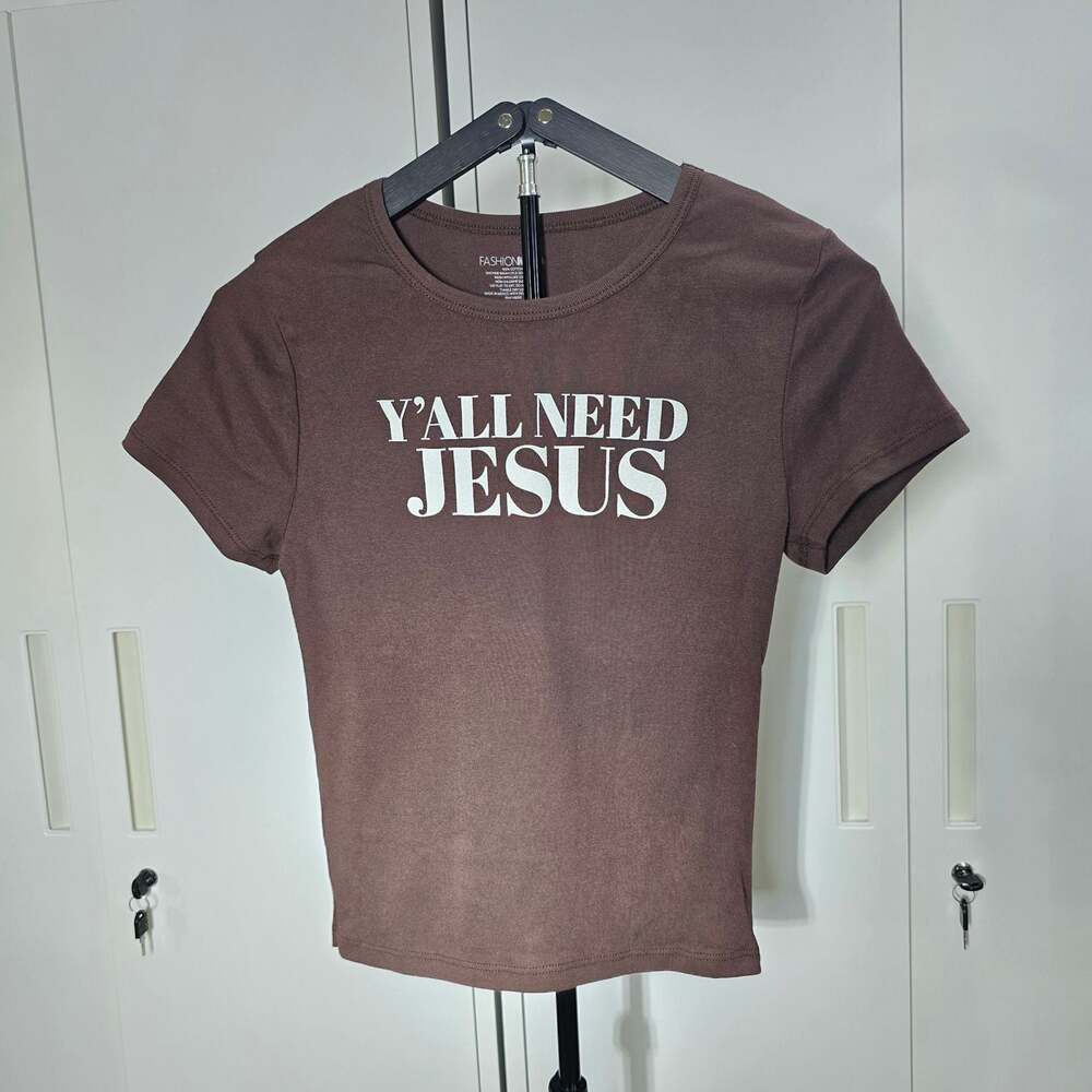 Y'all Need Jesus Women's Fashion Nova Baby T-Shirt